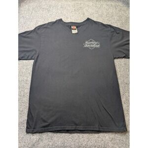 Harley-Davidson Shirt Mens XL Black Key West Pirate Graphic Petersons 2010s Tee‎